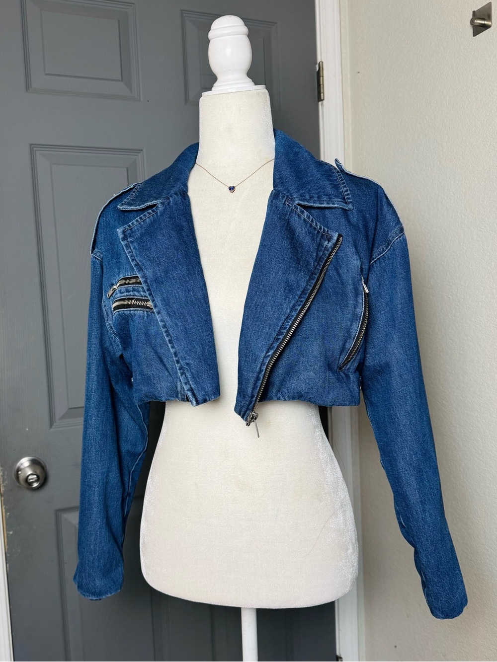 Cropped Denim Jacket